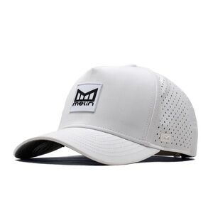 NWT Melin Odysea Stacked Hydro Classic SnapBack hat (White)